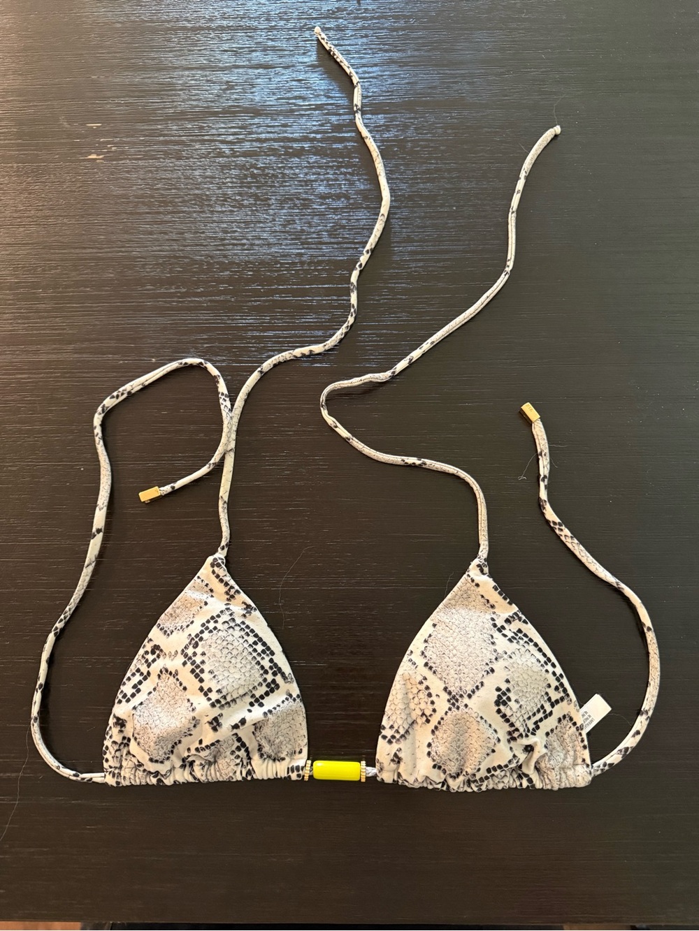 Vix Snakeskin Print Bikini Too